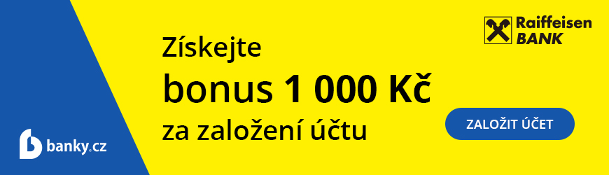 Běžný účet pro OSVČ s bonusem 1 000 Kč