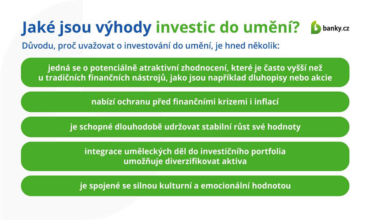 Jaké jsou výhody investic do umění?