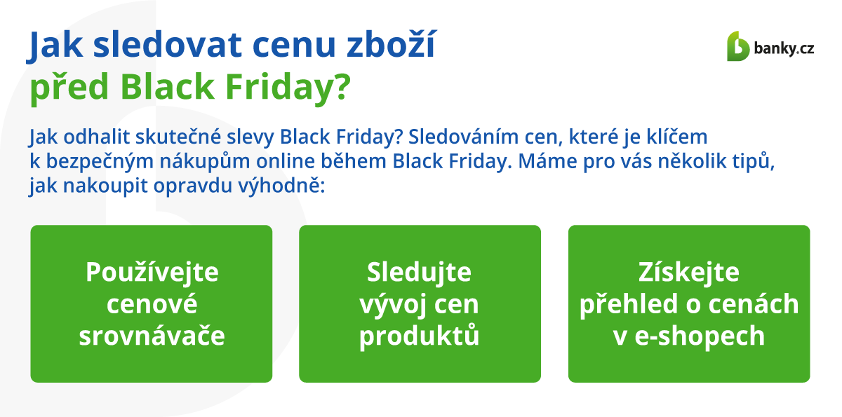 Jak sledovat cenu zboží před Black Friday?