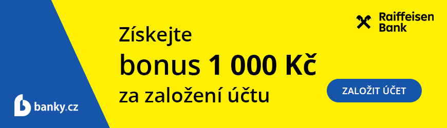 Běžný účet s bonusem 1 000 Kč