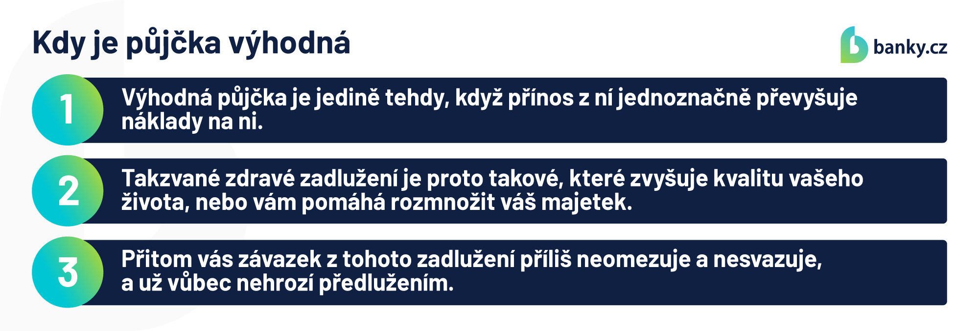 Kdy je půjčka výhodná? Kdy je půjčka výhodná?